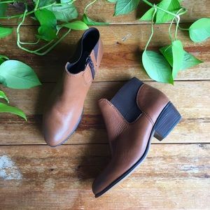 Steve Madden Leather Chelsea Ankle Booties